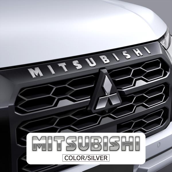 トライトン LC2T フロントグリルエンブレム メッキ タイ三菱純正 MITSUBISHI ロゴ ス...