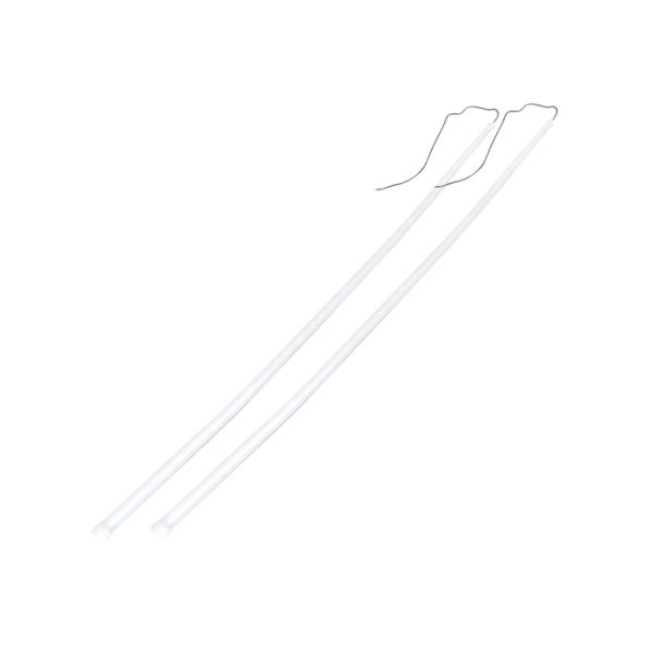 LED テープライト シリコンチューブライト 60cm 2本セット 全5色 デイライト アイライン ...