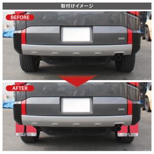 デリカ D5 ディーゼル マッドフラップ マッ...の詳細画像5