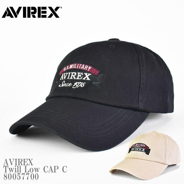 AVIREX アビレックス AX Twill Low CAP C 80057700 キャップ ツイル...
