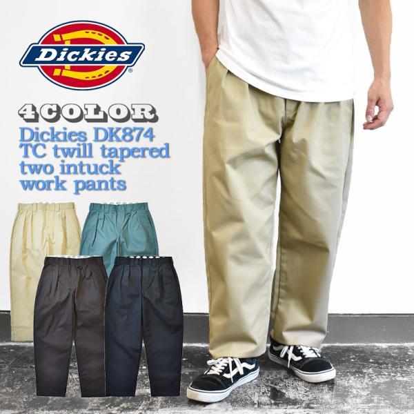 「国内正規品」Dickies DK874 TC twill tapered two intuck p...