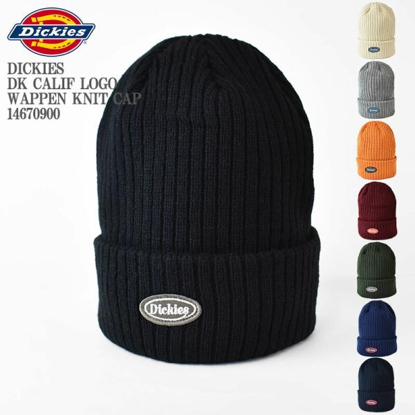 DICKIES ディッキーズ DK CALIF LOGO WAPPEN KNIT CAP 14670...