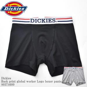 Dickies ディッキーズ DK Back print global worker Logo boxer pants 80374600  グローバルワーカーロゴ バックプリント  スタンダード ボクサーパンツ｜mrmojo