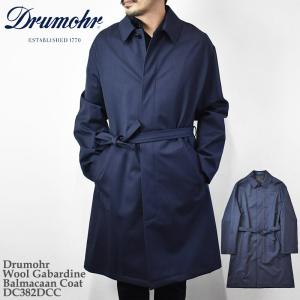 Drumohr ドルモア Wool Gabardine Balmacaan Coat DC382DCC ステンカラー バルマカーン コート ギャバジン メンズ イタリア｜mrmojo