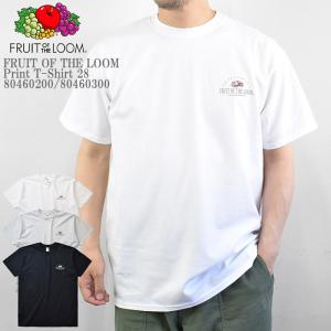 FRUIT OF THE LOOM フルーツ オブ ザ ルーム FTL Print T-Shirt 28 80460200 /80460300 プリントTシャツ シンプル  メンズ レディース ユニセックス