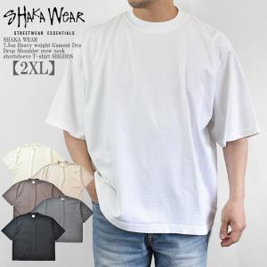 【2XL】SHAKA WEAR シャカウェア 7.5oz Heavy weight Gament Dye Drop Shoulder crew neck shortsleeve T-shirt SHGDDS ガーメントダイ ドロップショルダー｜mrmojo