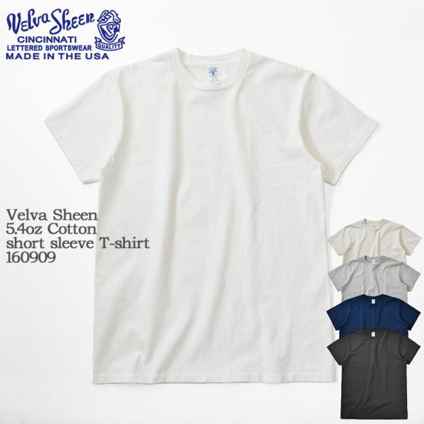 「made in U.S.A」Velva Sheen ベルバシーン 5.4oz Cotton sho...