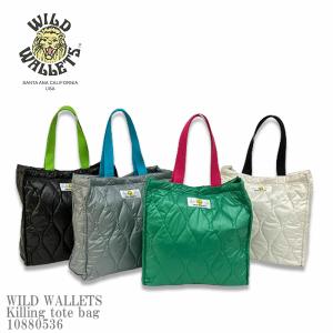 WILD WALLETS ワイルドウォレット Killing tote bag WW-010 キルティング トートバッグ ワンポイント バッグ｜mrmojo