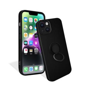 iPhone 14 Plus ケース リング付き シリコン アイフォン14Plus リング カバー 全面保護 スマホケース TPU 耐衝撃 スタンド機能 車載スタンド対応 ス｜mrmr-store