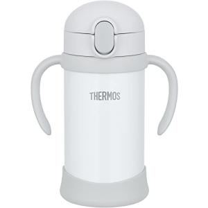 サーモス(THERMOS) まほうびんのベビーストローマグ FJL-350 グレー (GY) 350...