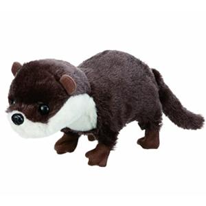 イワヤ(IWAYA) カワウソコツメちゃん 電池で動くぬいぐるみ 本物の鳴き声 3239-1