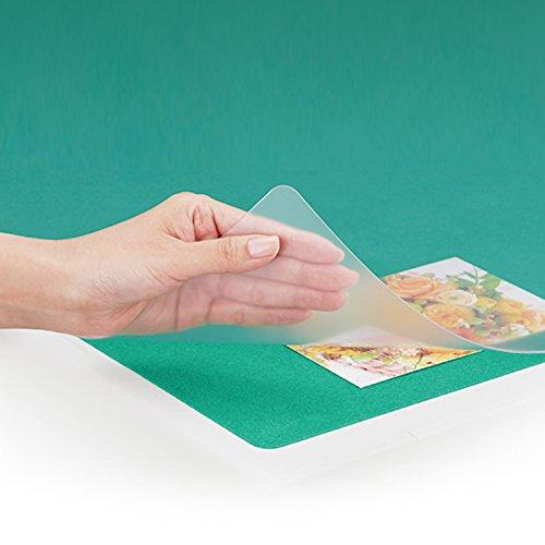 プラス デスクマット マウス対応 下敷付 両面転写軽減 1045×620mm 斜めカット 4