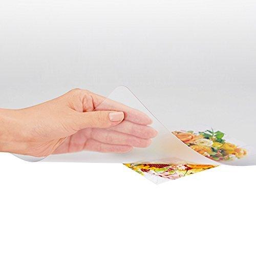 プラス デスクマット 透明 マウス対応 両面転写軽減 990×690mm 斜めカット 41-0