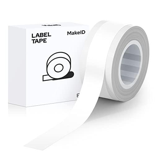 MakeID L1/Q1ラベルプリンタ―用紙全面ラベル ラベルシール 純正 感熱ロール紙