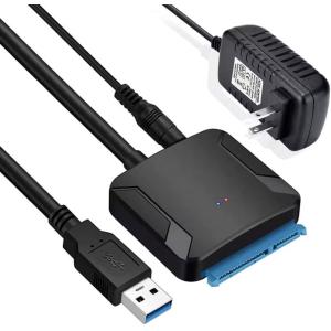 WOSOB SATA USB 変換ケーブル hdd 3.5 usb 2.5/3.5インチ 変換アダプター SSD HD