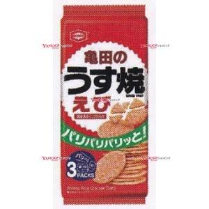 YCx亀田製菓　７０Ｇ 亀田のうす焼えび×24個【xw】【送料無料（沖縄は別途送料）】｜mrokkuni