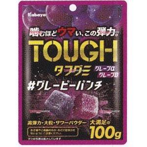 YCxカバヤ食品 100G タフグミグレーピーパンチ×72個【xs6】【送料
