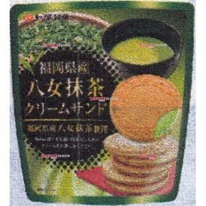 YCx七尾製菓　６枚 クリームサンド抹茶×40個【xw】【送料無料（沖縄は別途送料）】｜mrokkuni