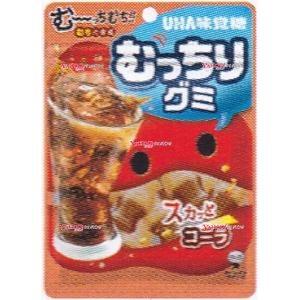 YCxユーハ味覚糖　８０Ｇ むっちりグミ　コーラ×10個【s5mad】【メール便送料無料】