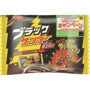 YCx有楽製菓　１５８Ｇ ブラックサンダーミニバー×96個【xr】【送料無料（沖縄は別途送料）】｜mrokkuni