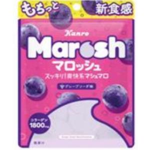 OEx駄菓子　 カンロ　５０Ｇ　マロッシュ　グレープソーダ味　　　×6個【駄xima】【メール便送料無料】｜mrokoe