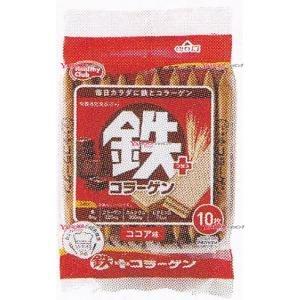 OExハマダコンフェクト　１０枚 鉄プラスコラーゲンウエハース×160個【xrs6】【送料無料（北海...