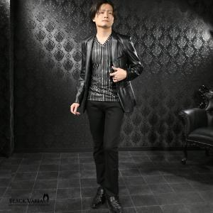 BlackVaria Tシャツ Vネック スト...の詳細画像2