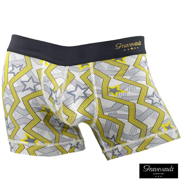 GRAVEVAULT グレイブボールト ボクサーパンツ ショート 星 スター パンツ アンダーウェア...