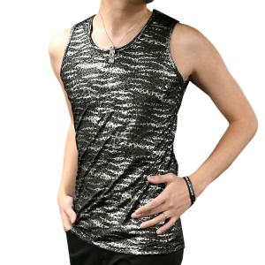 BLACK VARIA（ブラックバリア） タンクトップ ヒョウ 豹柄 レオパード