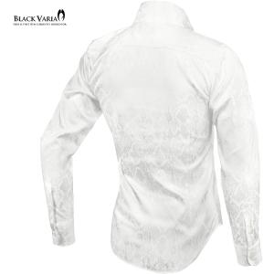 BlackVaria サテンシャツ ドレスシャ...の詳細画像3