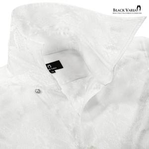 BlackVaria サテンシャツ ドレスシャ...の詳細画像5