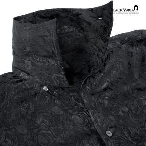 BlackVaria サテンシャツ ドレスシャ...の詳細画像5