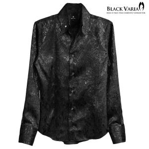 BlackVaria サテンシャツ スワロフス...の詳細画像3
