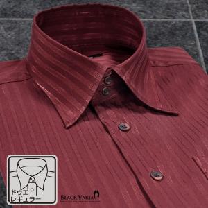 BlackVaria サテンシャツ ドレスシャツ...の商品画像