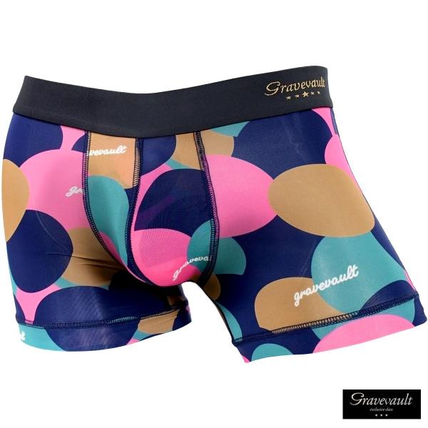 GRAVEVAULT グレイブボールト ボクサーパンツ ショート 水玉 パンツ アンダーウェア 下着...