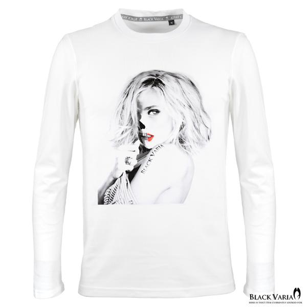 BlackVaria Tシャツ ガール セクシー スカル レディ フォトプリント クルーネック 丸首...