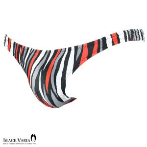 Blackvaria Tバック ゼブラ柄 アニマル柄 ビキニパンツ マイクロビキニ 下着 メンズ レッド赤グレー灰色 Uw087t 1503 Prw Uw087t Regy Black Varia 通販 Yahoo ショッピング