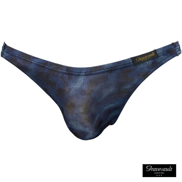 Gravevault Tバック ビキニパンツ レオパード柄 豹 パンツ 日本製 アンダーウェア 下着...