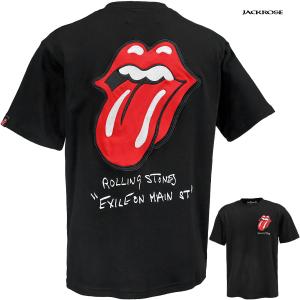 THE ROLLING STONES ローリングストーンズ Tシャツ 半袖 リップアンドタン パッチ...