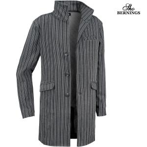 ロングジャケット パイソン柄 蛇 ゴールド箔 ムラ柄 光沢 日本製 1釦