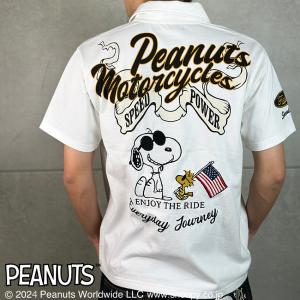 SNOOPY（スヌーピー） スヌーピーxFLAGSTAFFコラボポロシャツ 452095