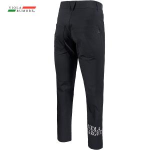 VIOLA rumore（ヴィオラ ルモーレ） ビオラ テーパードパンツ ロゴ柄