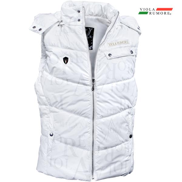 VIOLA rumore ヴィオラルモーレ ビオラ 中綿ベスト パーカー シレー アウター 総柄プリ...