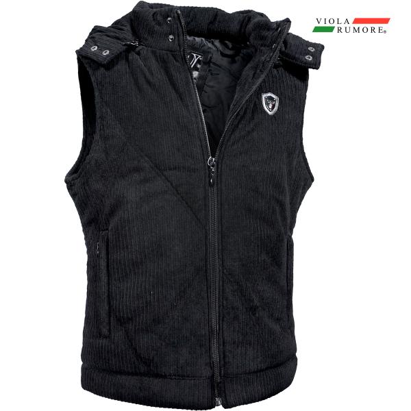 VIOLA rumore ヴィオラルモーレ ビオラ 中綿ベスト パーカー ストライプ起毛 アウター ...