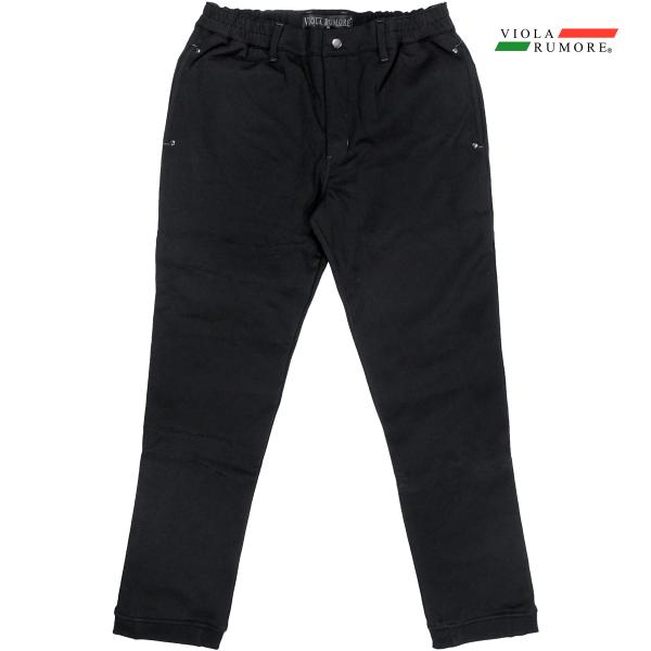 VIOLA rumore ヴィオラルモーレ ビオラ 前身ダウン入りパンツ 裏起毛 無地 ボトム メン...