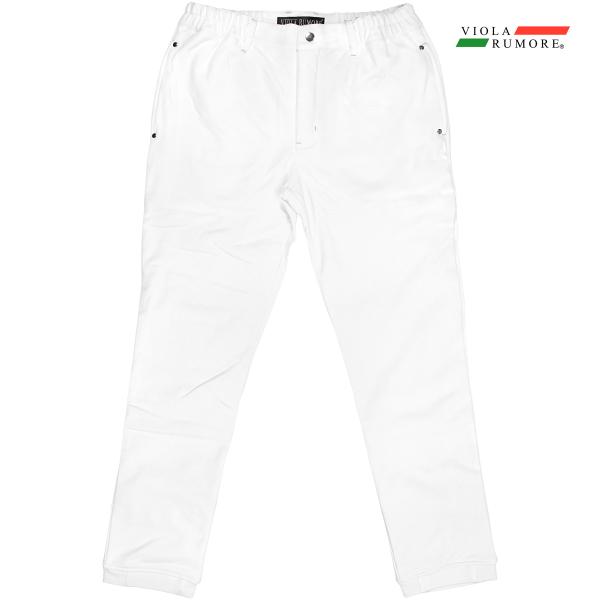 VIOLA rumore ヴィオラルモーレ ビオラ 前身ダウン入りパンツ 裏起毛 無地 ボトム メン...