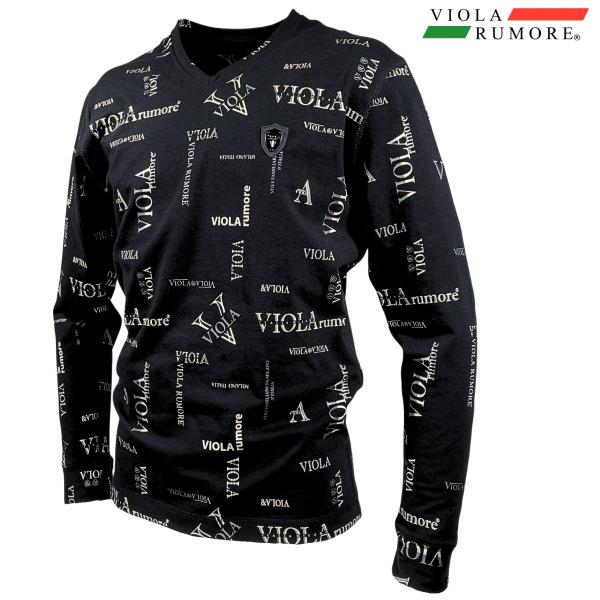 VIOLA rumore:Tシャツ長袖 VIOLA rumore ヴィオラルモーレ ビオラ Tシャツ...