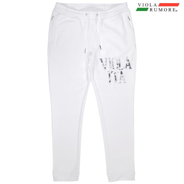 VIOLA rumore ヴィオラルモーレ ビオラ ジョガーパンツ ふくれジャガード 迷彩柄ロゴ刺繍...