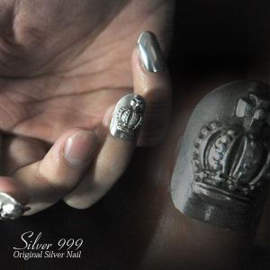 ネイルチップ シルバーアクセサリー 999 Silver ロック系パンク系ホスト系 メンズ クラウン 0004 Y00 0402 Black Varia 通販 Yahoo ショッピング