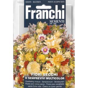 【イタリアの花の種子】FRANCHI社 エバーラスティング・O SEMPREVIVI MULTICO...